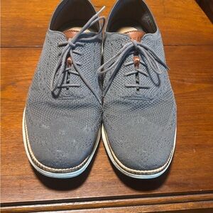 Cole Haan Men’s Original Grand And Stitchlite Wingtip Oxford Blue Size 11 M
